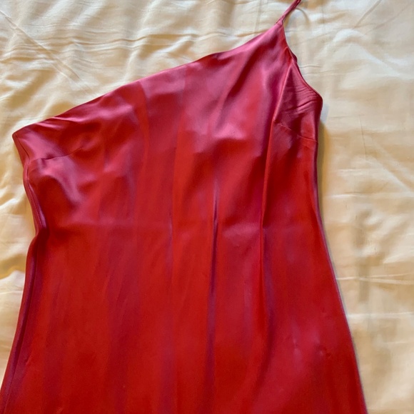 Maison Essentiale - Pink Silk Midi Slip Dress - Size L - Picture 6 of 11